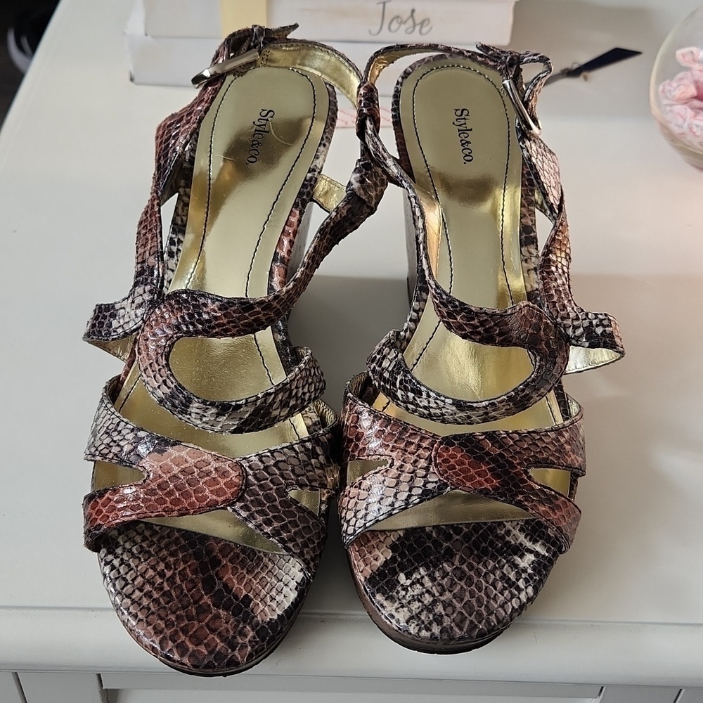 Style &CO. Wedge Heel